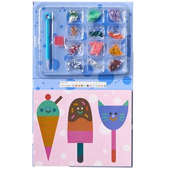 Hinkler Journey of Something Sparkle Art DIY Bedazzled Artwork Craft Kit Dessert Scene 2000 Crystals