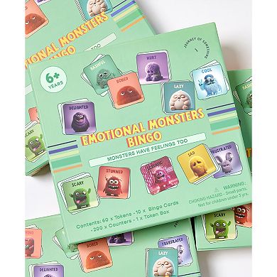 Hinkler Emotional Monsters Bingo Educational Game