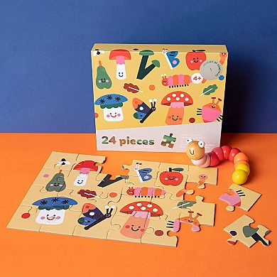 Hinkler Journey of Something Creepy Crawlies 24-Piece Jigsaw Puzzle Insect Scene Oversized Pieces