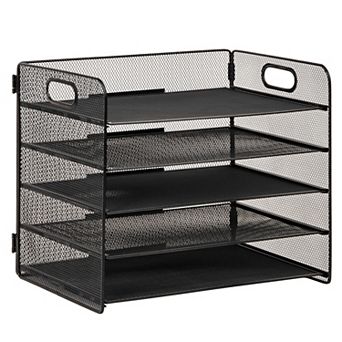 Mind Reader 5 tier Mesh Paper Tray Desktop Organizer