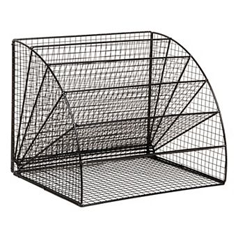 Mind Reader 6 tier Fan Shaped Desktop File Organizer