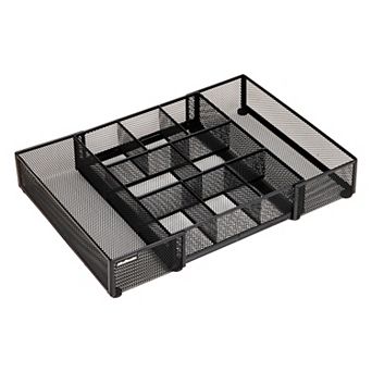 Mind Reader Expandable Mesh Desk Drawer Organizer
