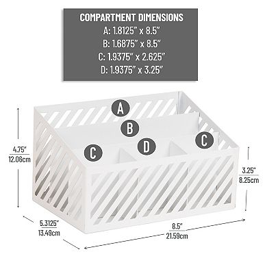 Mind Reader Desktop Organizer & Mail Sorter