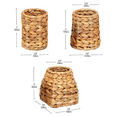 Mind Reader 3-Pack Natural Grass Pen Cups