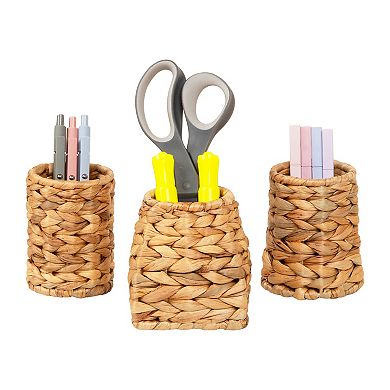 Mind Reader 3-Pack Natural Grass Pen Cups