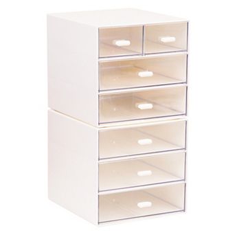 Mind Reader Stackable 7-Drawer Desktop Storage Organizer