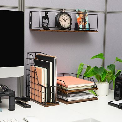 Mind Reader Desktop Organization Shelf