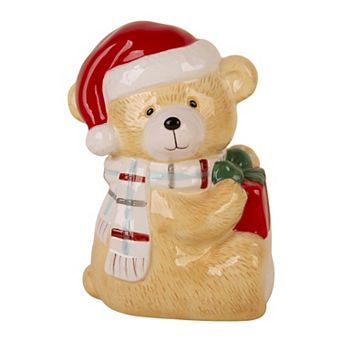 Teddy Bear With Present Table Decor