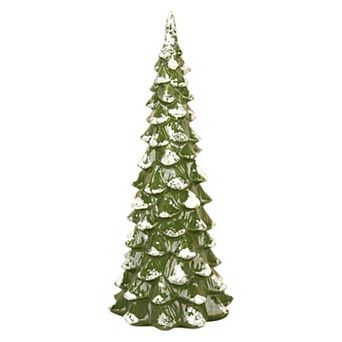 Large Frosted Tree Table Decor