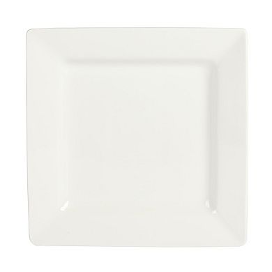 Gibson Home Zen Buffet Hard Square 24 Piece Porcelain Dinnerware Set