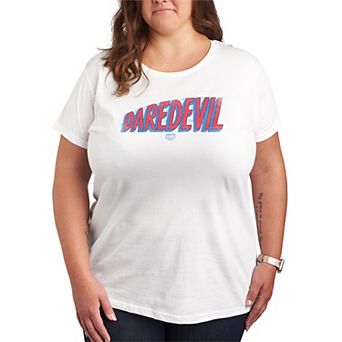 Plus Size Marvel Daredevil Logo Graphic Tee