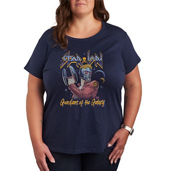 Plus Size Marvel Guardians Of The Galaxy Star Lord Graphic Tee