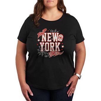Plus Size Marvel Miles Morales New York Graphic Tee