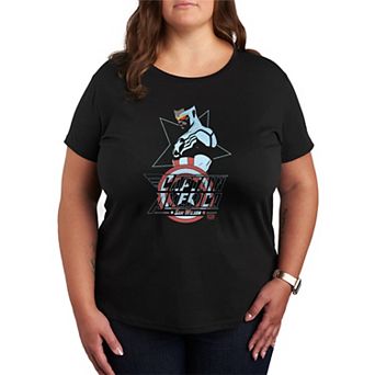 Plus Size Marvel Captain America Sam Wilson Graphic Tee