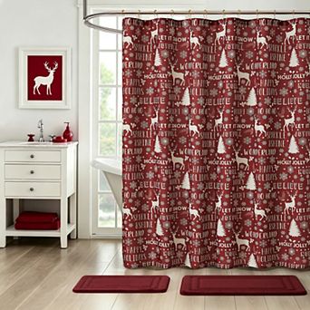 Stylehouse Christmas Deer 15 pc Bath Collection