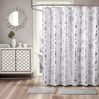 Stylehouse Snowflakes 15 pc Bath Collection