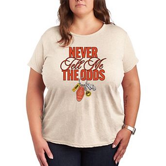 Plus Size Star Wars Never Tell Me The Odds Graphic Tee