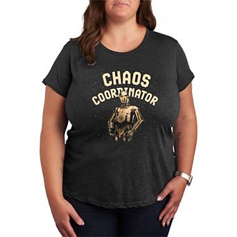 Plus Size Star Wars C-3PO Chaos Coordinator Graphic Tee