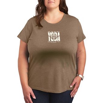 Plus Size Star Wars Yoda Do. Or Do Not. There Is No Try. Graphic Tee