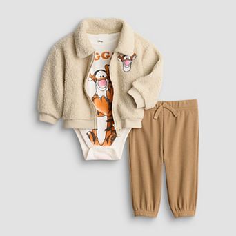 Baby Boy Disney's / Jumping Beans® Winnie The Pooh Tigger 3 pc Bodysuit, Jacket & Pants Set