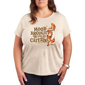 Plus Size Disney's Winnie The Pooh Tigger Mood Graphic Tee