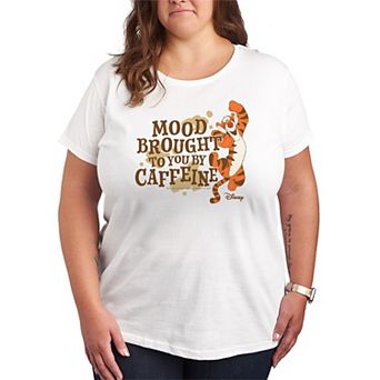 Plus Size Disney's Winnie The Pooh Tigger Mood Graphic Tee