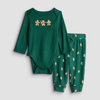 Baby Boy Jumping Beans® Holiday 2 pc Bodysuit & Pants Set