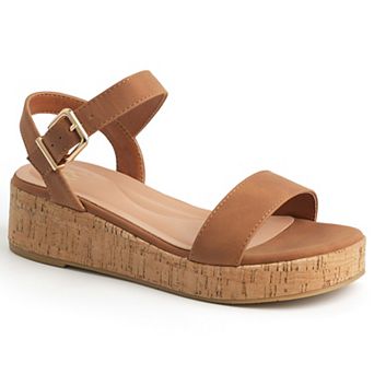 New York & Company® Halina Women's Platform Wedge Slingback Sandals