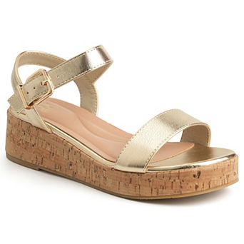 New York & Company® Halina Women's Platform Wedge Slingback Sandals
