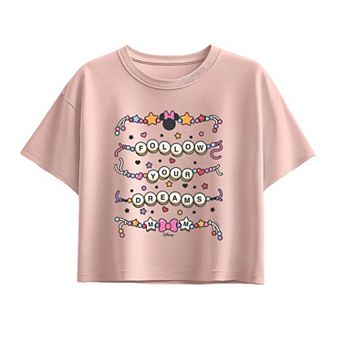 Girls 7-16 Disney's Minnie Mouse Follow Your Dreams Boxy Tee