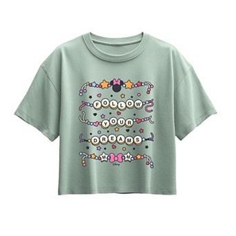 Girls 7-16 Disney's Minnie Mouse Follow Your Dreams Boxy Tee