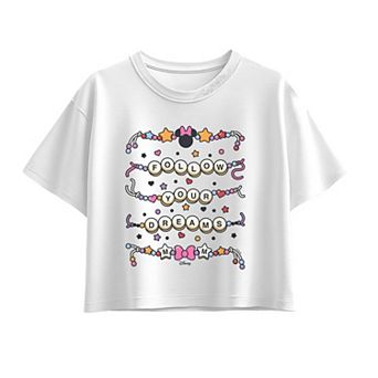 Girls 7-16 Disney's Minnie Mouse Follow Your Dreams Boxy Tee