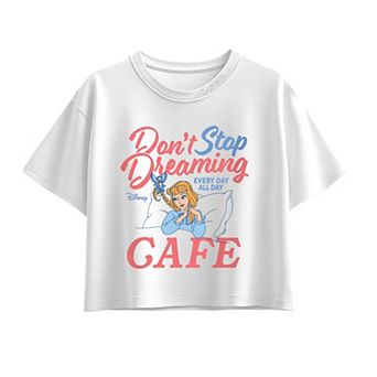 Girls 7-16 Disney Princess Don't Stop Dreaming Boxy Tee
