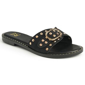 New York & Company® Westly Women's Buckle Accent Slide Sandals