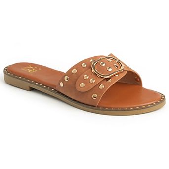New York & Company® Westly Women's Buckle Accent Slide Sandals