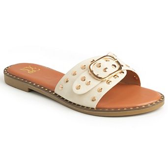 New York & Company® Westly Women's Buckle Accent Slide Sandals