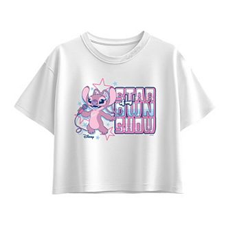 Girls 7-16 Disney's Lilo & Stitch Angel Boxy Tee