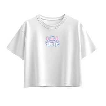 Girls 7-16 Disney's Lilo & Stitch Angel Boxy Tee