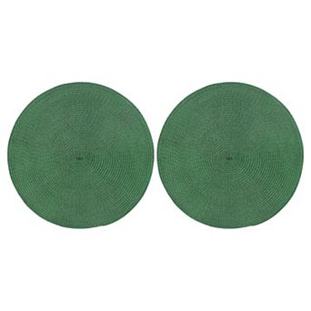 St. Nicholas Square® 2 pc Shimmer Solids Placemat Set