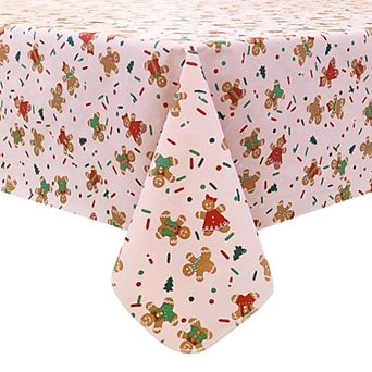 St. Nicholas Square® Gingerbread PEVA Tablecloth