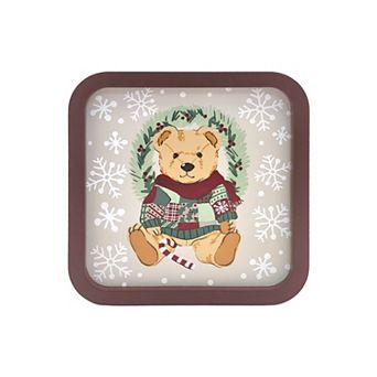 St. Nicholas Square® Holiday Teddy Bear Caption Box Table Decor