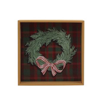 St. Nicholas Square® Wreath Caption Box Wall Decor