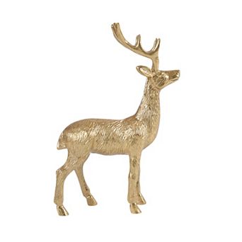 St. Nicholas Square® Brass Standing Deer Floor Decor