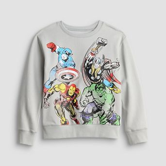 Boys 4-12 Jumping Beans® Marvel Superhero Graphic Crewneck Pullover