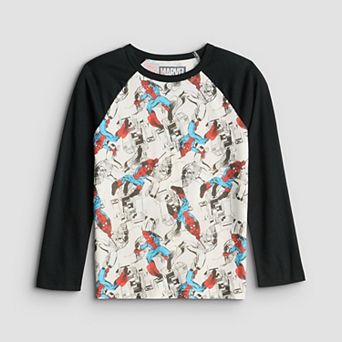 Boys 4-12 Jumping Beans® Marvel's Spider-Man All Over Graphic Long Sleeve Tee