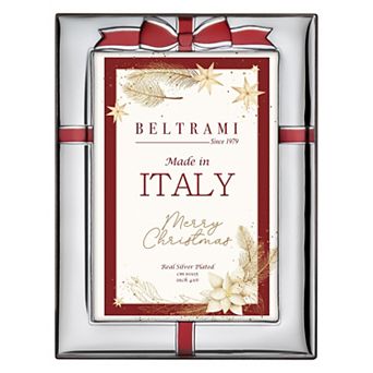 Discover Europe Made in Italy 4" x 6" Real Silver Plated Beltrami Frame