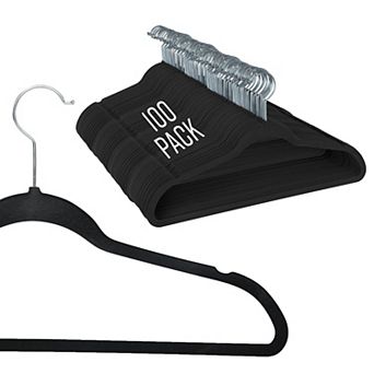Simplify 100-Pack Slim Velvet Suit Hangers