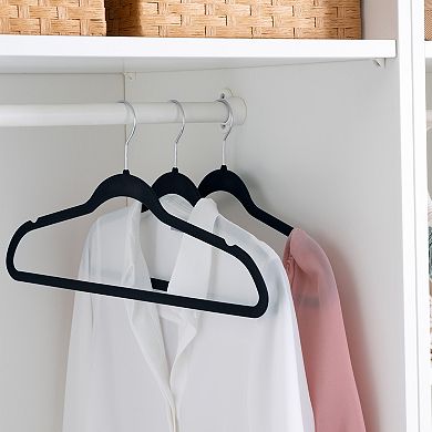 Simplify 100-Pack Slim Velvet Suit Hangers