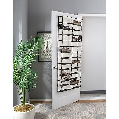 Simplify 26-Pocket Over Door Shoe Caddy