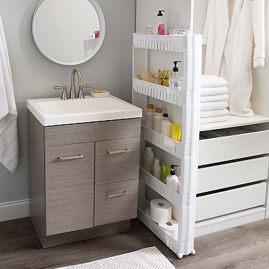 Simplify 5-Tier Slim Slide Out Storage Cart